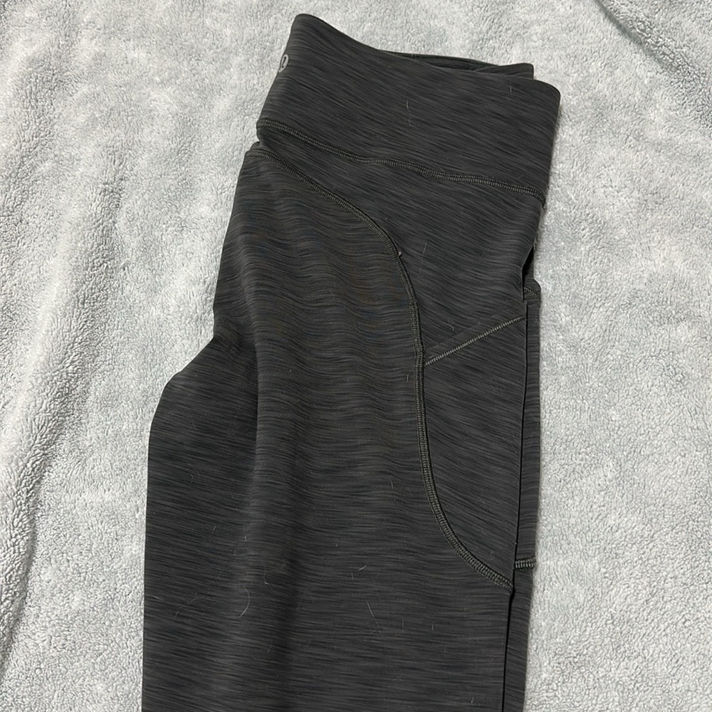 Lululemon Dark Grey Leggings. Size 10.